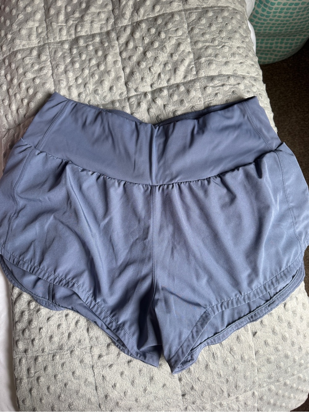 Light Blue Women's Athletic Shorts